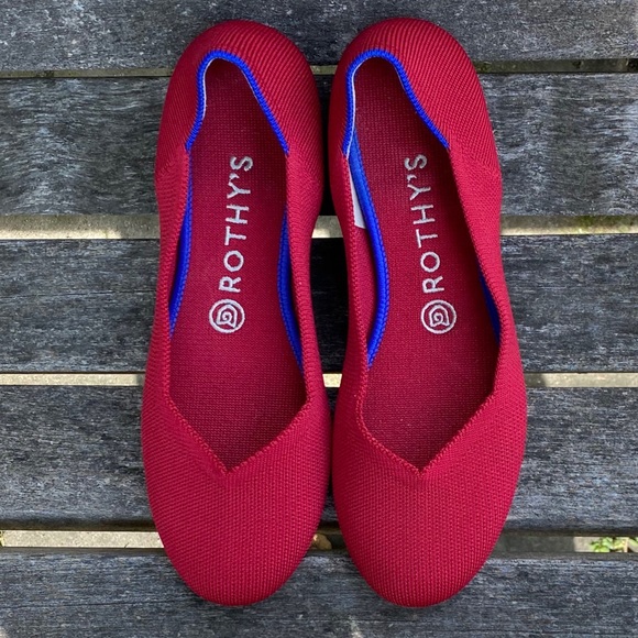 Rothy's Shoes - Rothy’s Red “The Flat”